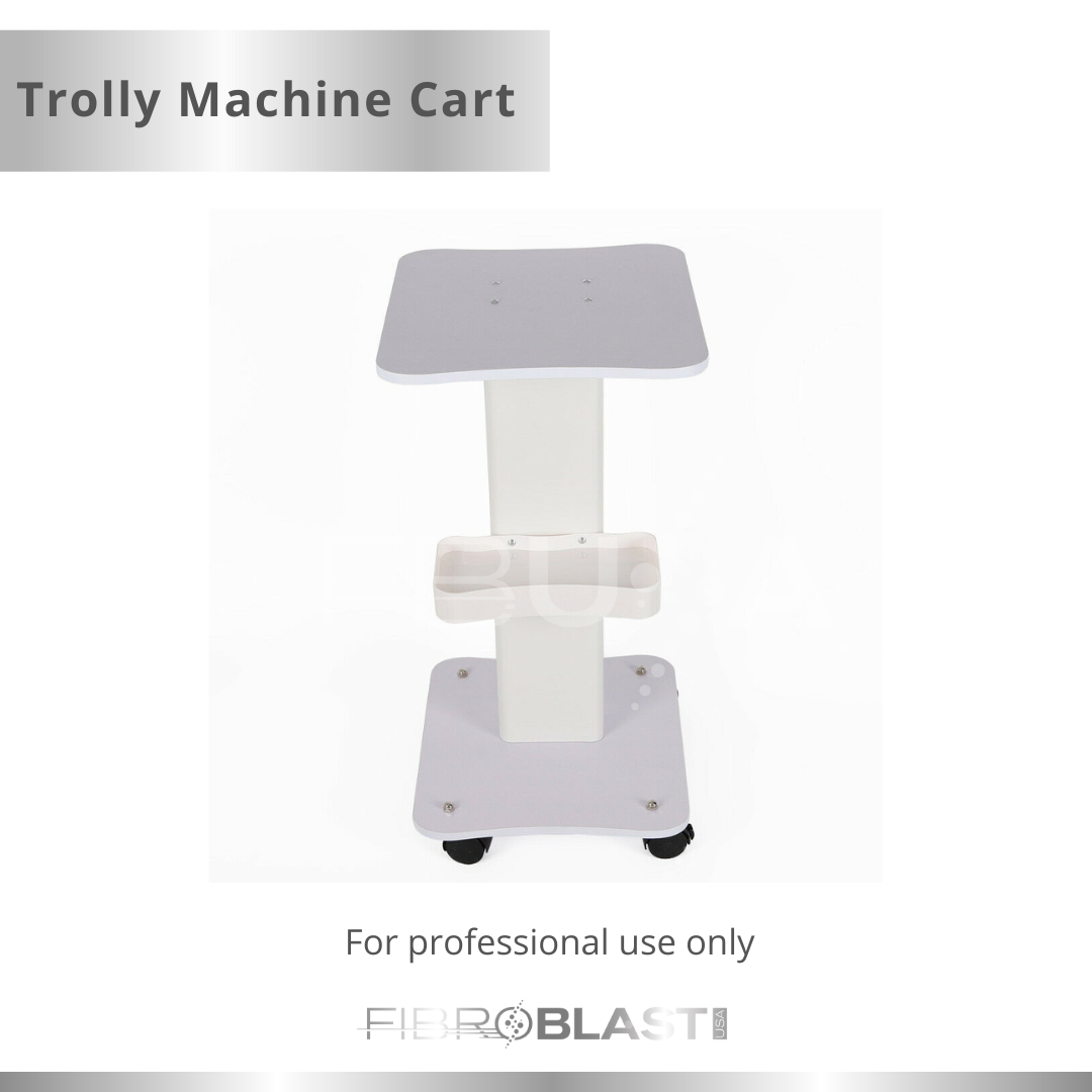 Carro de máquina con ruedas